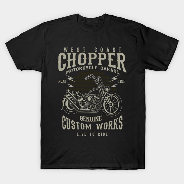 Chopper T-Shirt by CRD Branding